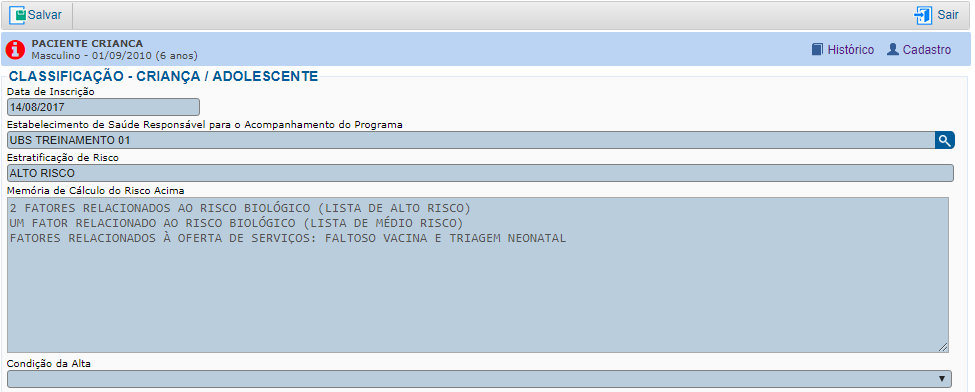 Programa da Criança
